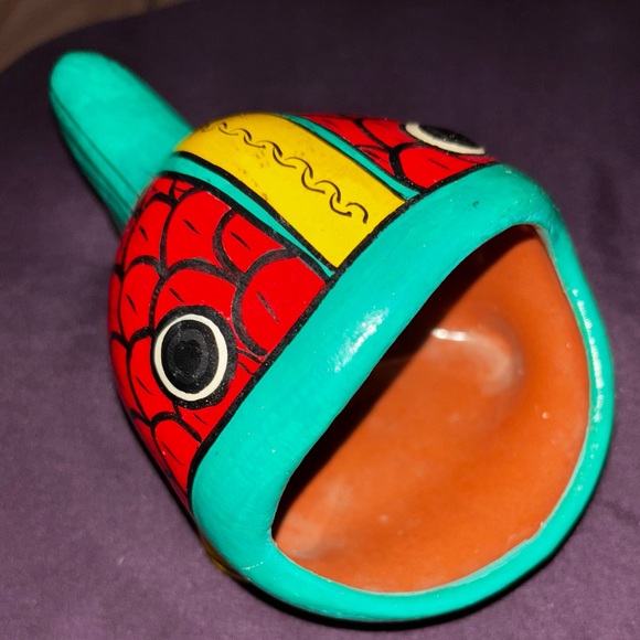 Vintage Mexican Folk Art Ceramic Sponge holder - Picture 3 of 5